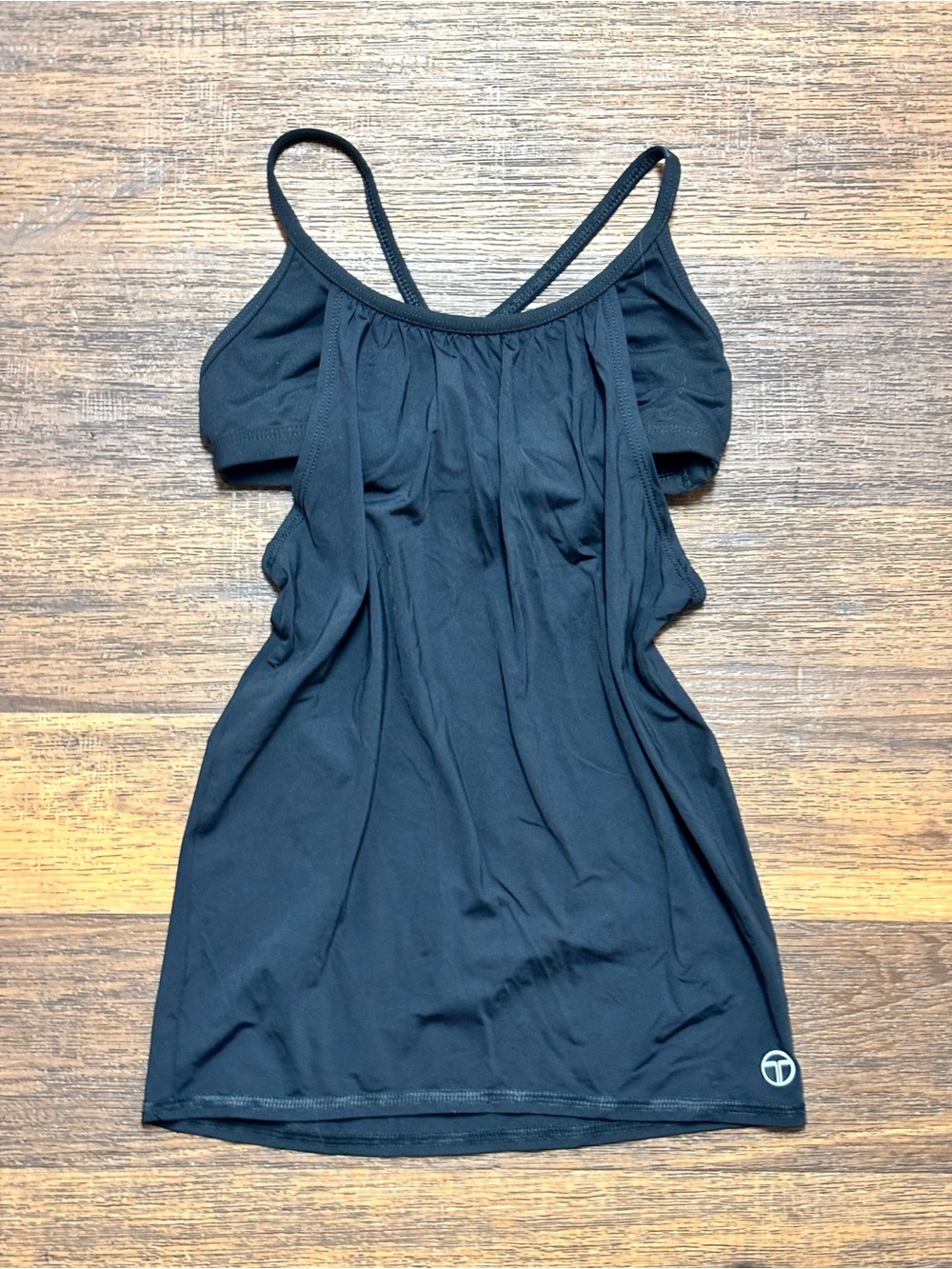 Trina Turk Black Slim-Strap Camisole
